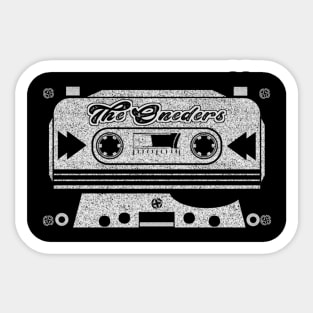 the oneders cassette Sticker